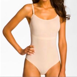 Spanx Trust Your Thinstincts Thong Bodysuit Nude